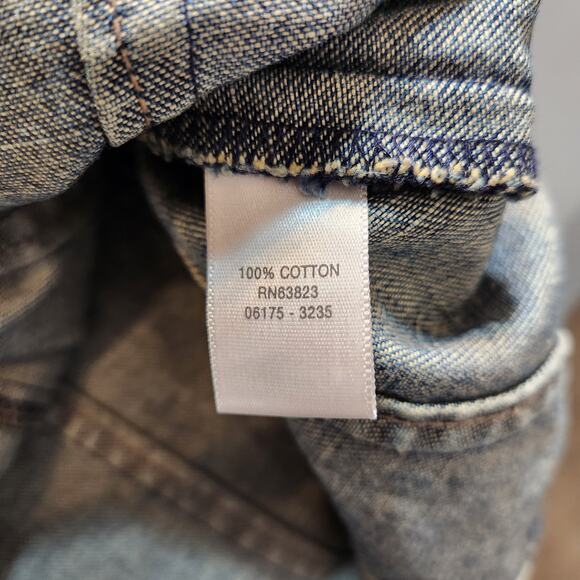 CHRISTOPHER & BANKS CJ BANKS Y2k Blue Denim Multi Panel Pleated Skirt Women 20W - Picture 5 of 10